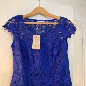Brand New Jacques Vert Lace Top SIze 8